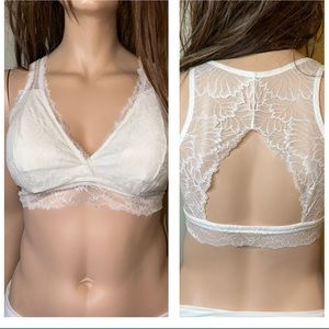 Auden Lighly lined plunge bralette Sz 2X